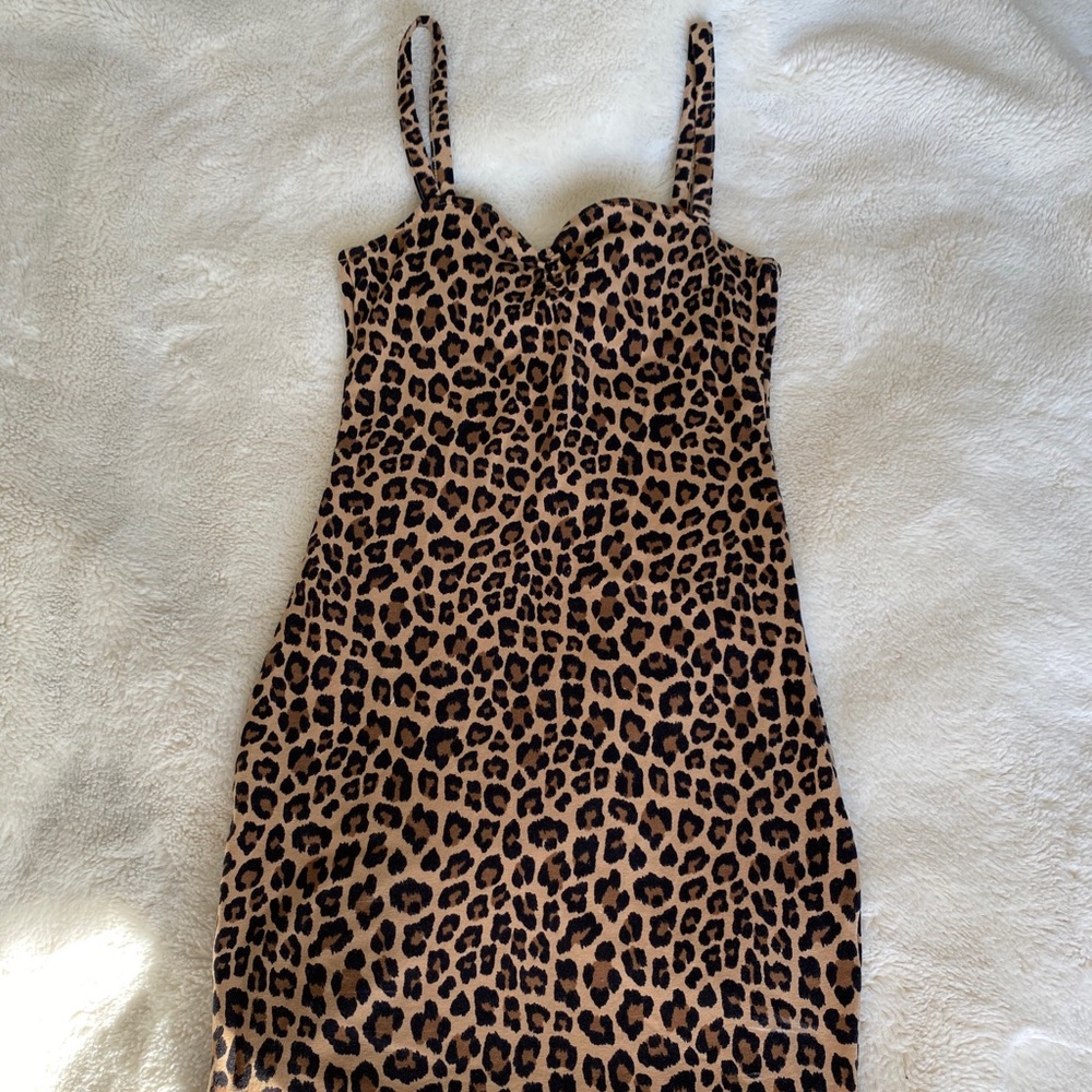 Cheetah print dress
